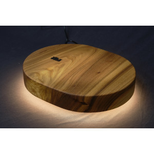 Сенсорный ночник с беспроводной зарядкой из массива карагача №22