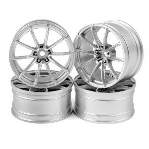 Flat silver GTR wheel (+5) (4) Артикул:MST-102076FS
