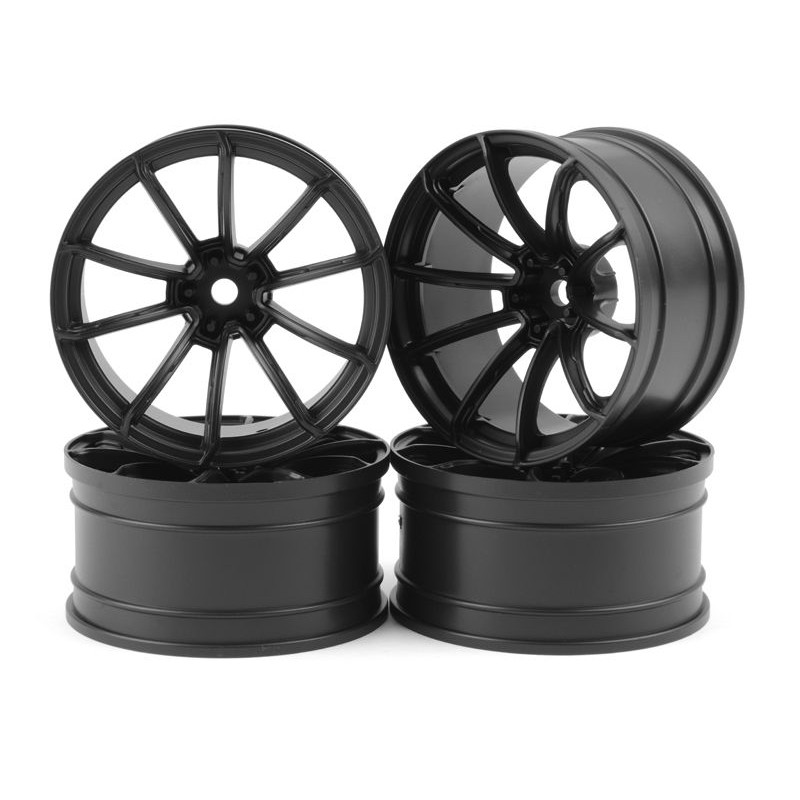 Flat black GTR wheel (+9) (4) Артикул:MST-102078FBK