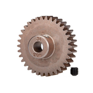 Gear, 34-T pinion (0.8 metric pitch, compatible with 32-pitch) (fits 5mm shaft): set screw - Артикул: TRA5639