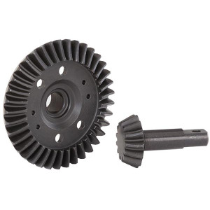 Ring gear, differential/ pinion gear, differential (machined, spiral cut) (front) - Артикул: TRA5379R