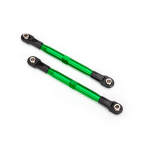 Toe links (TUBES green-anodized, 7075-T6 aluminum, stronger than titanium) (87mm) (2)/ rod ends (4)/ aluminum wrench (1) - Артикул: TRA6742G