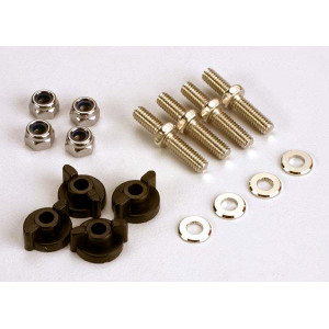 Anchoring pins with locknuts (4): plastic thumbscrews for upper deck (4) - Артикул: TRA1516