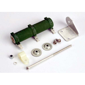 Resistor (h.d. ceramic tube): resistor mounting bracket: resistor wire keeper: 2.6x8mm panhead screw - Артикул: TRA1544