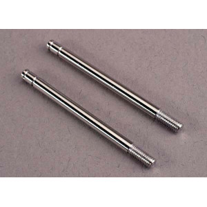 Shock shafts, steel, chrome finish (medium) (2) - Артикул: TRA2655