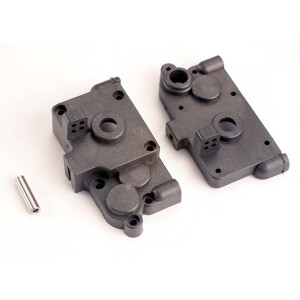 Gearbox halves (l&r) w: idler gear shaft - Артикул: TRA3191