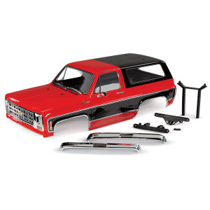 Кузов traxxas Chevrolet Blazer 1979 красный - Артикул: TRA8130R