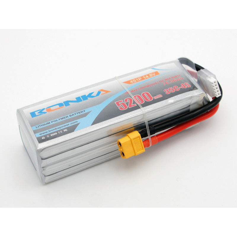 Аккумулятор LiPo Bonka 5200мАч 35C 14.8V