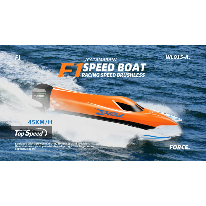 Радиоуправляемый катер WL Toys WL915 RTR 2.4G Brushless (45кмч)