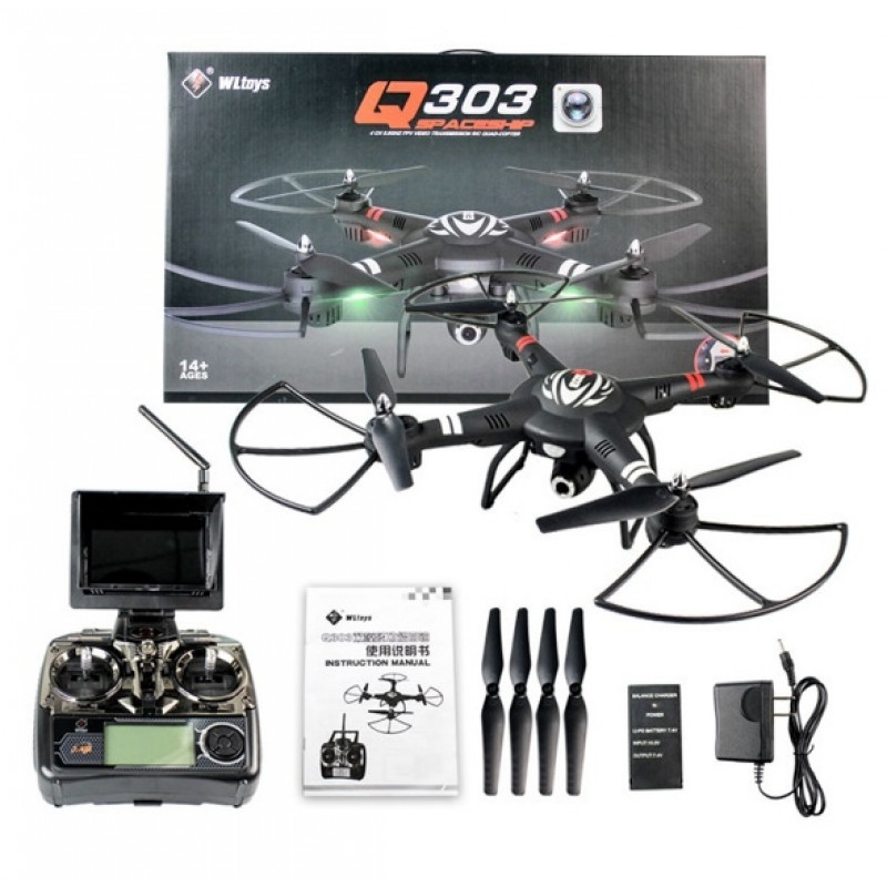 Радиоуправляемый квадрокоптер FPV RTF 5.8G Артикул - Q303A