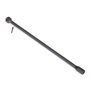 Driveshaft, center, plastic, (black): screw pin - Артикул: TRA6767