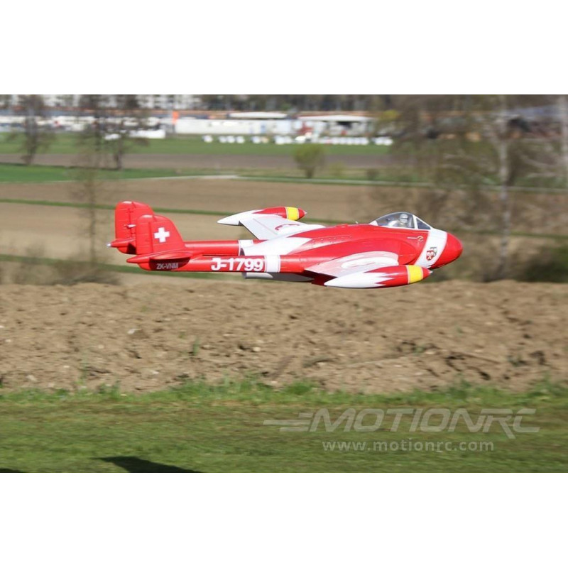 Модель самолета FreeWing de Havilland DH-112 Venom V2 (красный) KIT Plus