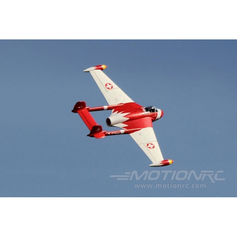 Модель самолета FreeWing de Havilland DH-112 Venom V2 (красный) PNP