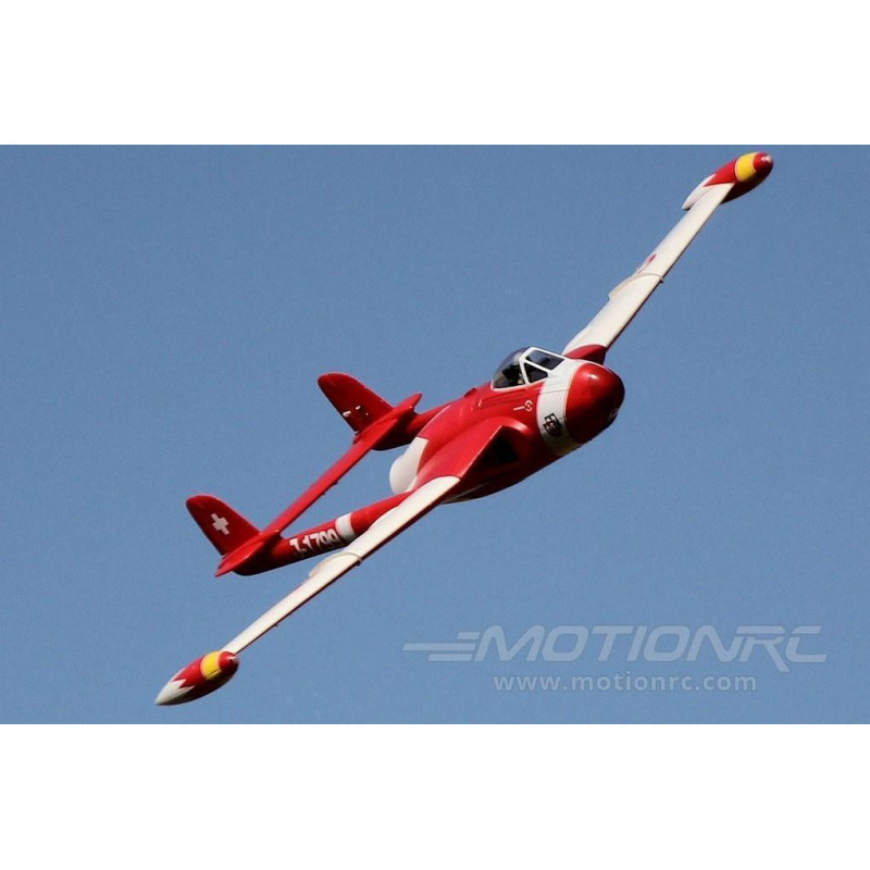 Модель самолета FreeWing de Havilland DH-112 Venom V2 (красный) PNP