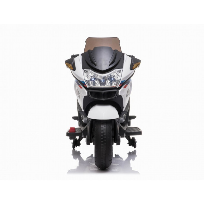 Детский электромотоцикл XMX (белый, EVA, с ручкой газа, 12V) - XMX609-WHITE