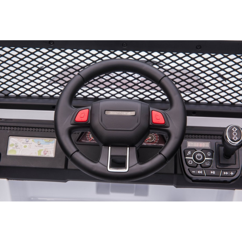 Детский электромобиль джип XMX с полным приводом (черный, EVA, 12V) - XMX618-4WD-BLACK