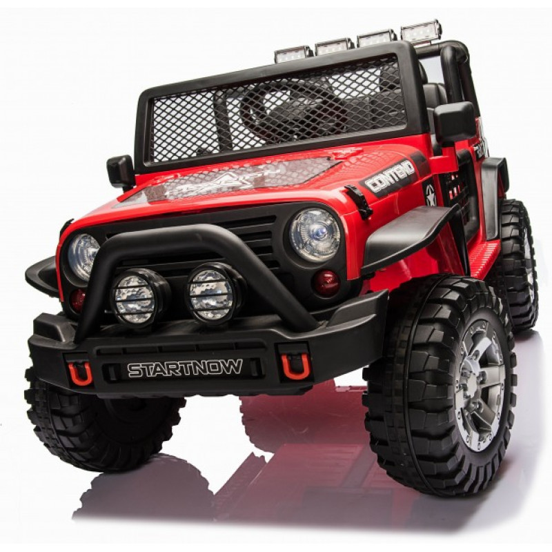 Детский электромобиль джип XMX с полным приводом (красный, EVA, 12V) - XMX618-4WD-RED