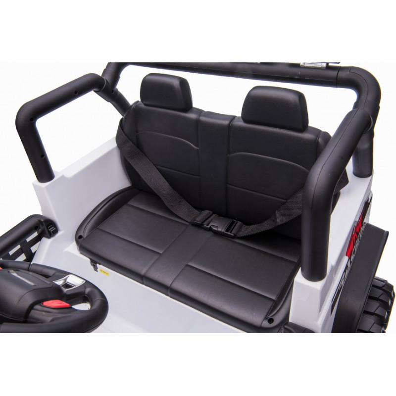 Детский электромобиль джип XMX с полным приводом (белый, EVA, 12V) - XMX618-4WD-WHITE
