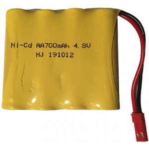 Аккумулятор Ni-Cd 4.8V 700 mAh (разъем JST) - NICD-48F-700-JST