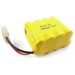 Аккумулятор Ni-Cd 9.6V 1000 mAh (форма ROW, разъем TAMIYA) - NICD-96R-1000-TAMIYA