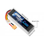 Аккумулятор LIPO 6S 80C 5200mah - zeee-5200-6s-80c
