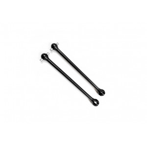 Driveshaft, steel constant-velocity (shaft only, 96mm) (2), balck color CTW-8550BL
