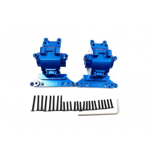 Bulkhead, front & rear differential housing (AL.) Blue color CTW-D2-7530NB