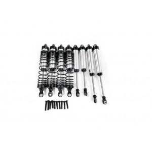 Front and Rear Shock set, silver-black color CTW-S8450-SBL