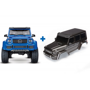 TRX-4 Mercedes G 500 1:10 4WD Scale and Trail Crawler Blue + Body, Mercedes-Benz® G 500® 4x4², complete (black)