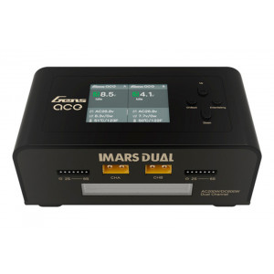 Зарядное устройство GensAce Imars Dual Channel AC200W/DC300Wx2 Smart Balance RC Charger - Europe Black