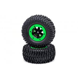 ZD RACING parts DBX-10 wheels tire set green ZD-7545