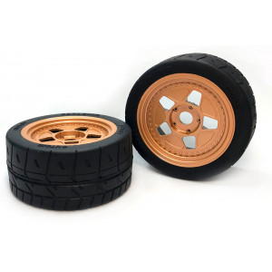 Запчасть ZD RACING parts Wheel & Tire Set ZD-8585