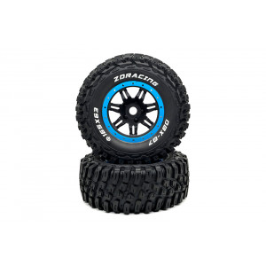 Запчасть ZD RACING parts Wheel & Tire Set(blue) ZD-8642