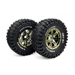 Запчасть ZD RACING parts Wheel & Tire Set(Titanium grey) ZD-8643