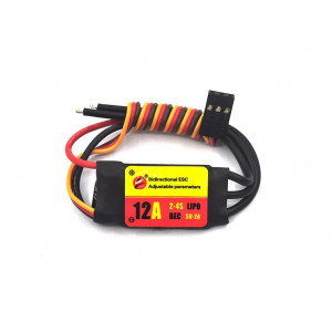 Регулятор оборотов ZMR Bidirectional 12A 2-4s UBEC 2A