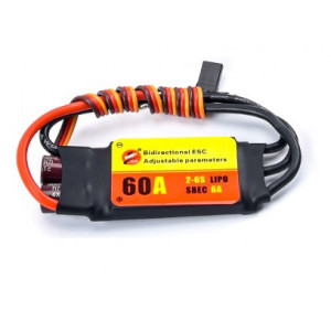 Регулятор оборотов ZMR Bidirectional 60A 2-6s UBEC 6A