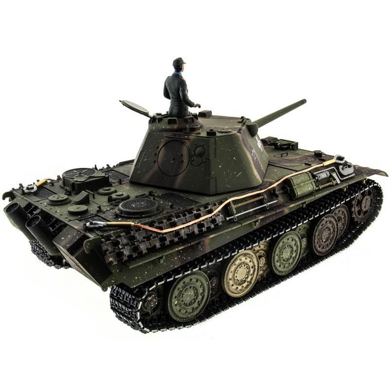 Радиоуправляемый танк Taigen 1/16 Panther type F (Германия) откат ствола (для ИК боя) V3 2.4G RTR