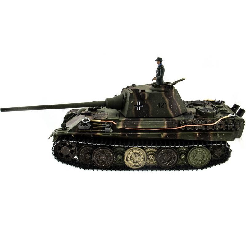 Радиоуправляемый танк Taigen 1/16 Panther type F (Германия) откат ствола (для ИК боя) V3 2.4G RTR