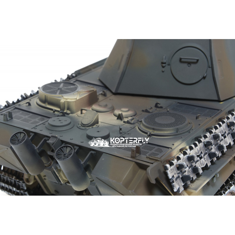 Радиоуправляемый танк Taigen 1/16 Panther type G (Германия) откат ствола (для ИК боя) V3 2.4G RTR