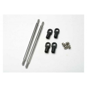 Traxxas Push rod (steel) (assembled with rod ends) (2) (use with long travel or #5357 progressive-1 rockers) - TRA5318