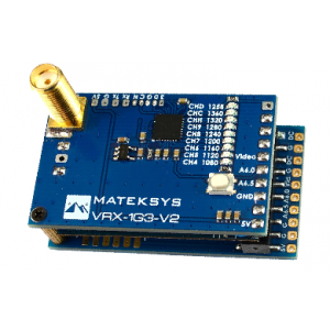 Модуль видеоприема Matek 1.2/1.3Ghz - Matek-VRX-1G3