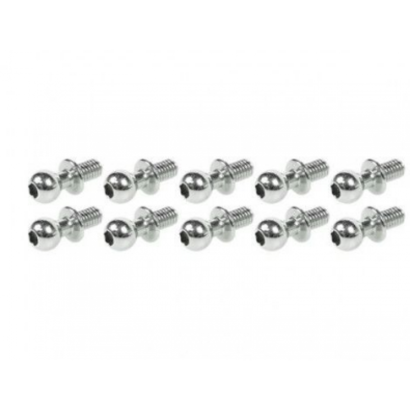 Aluminum 4.8mm Ball Stud L=6 (10 pcs) цвет Titanium 3RAC-BS4806/TI