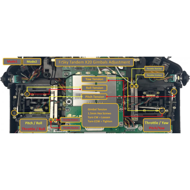 Аппаратура управления FrSky Tandem X20HD UpKit Black - FR-X20HD-UPKIT
