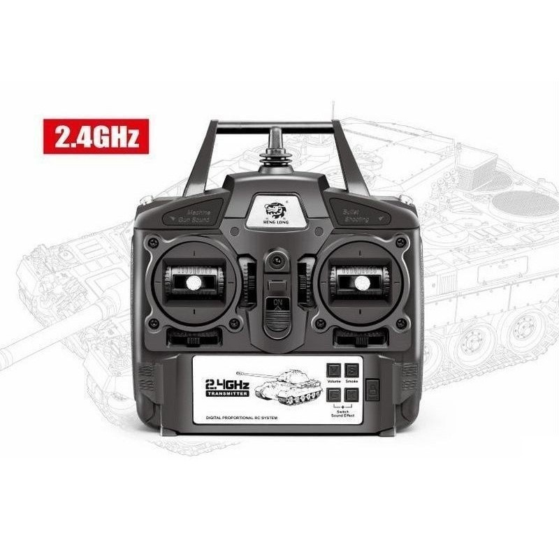 Радиоуправляемый танк Heng Long Sturmgeschutz III (Германия) Pro V7.0 масштаб 1:16 RTR 2.4G - 3868-1Pro V7.0