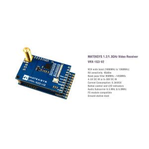 Видеоприемник Matek 1.2/1.3GHz VRX-1G3-V2 