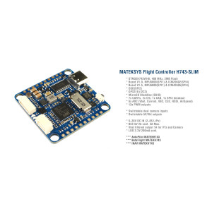 Полетный контроллер Matek H743-SLIM V3
