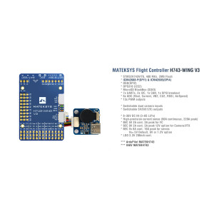 Полетный контроллер Matek H743-WING V3
