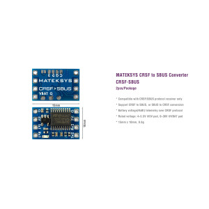 Конвертер Matek CRSF - SBUS