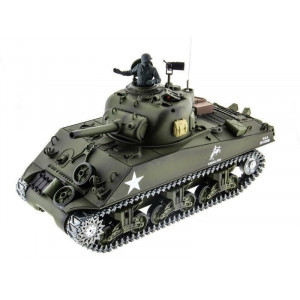 Радиоуправляемый танк Heng Long Ginzzu M4A3 Sherman Pro V7.0 масштаб 1:16 RTR 2.4G - 3898-1Pro V7.0
