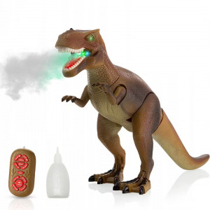 Радиоуправляемый динозавр T-Rex RuiCheng (коричневый, звук, свет) - RUI-8909-BROWN